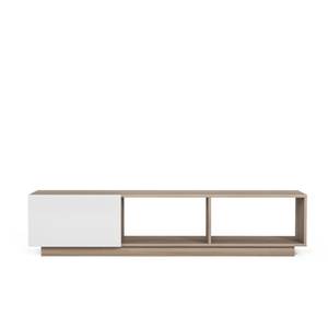 TV-Schrank Lepando weiß/braun Braun - Holzwerkstoff - 180 x 42 x 37 cm