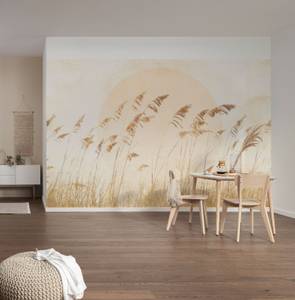 Fototapete Dune Grass 611233 Beige - Naturfaser - Textil - 400 x 250 x 250 cm