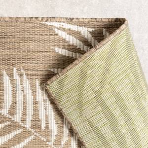 In- & Outdoor Teppich Malta Leaves Beige - 240 x 340 cm