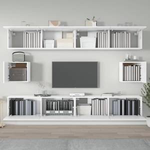 TV-Schrank 6er Set D751 Weiß