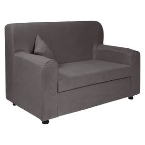 2-Sitzer festes Sofa  Baeza Grau - Holzwerkstoff - 125 x 85 x 73 cm