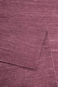 Kurzflorteppich Rainbow Kelim Violett - Rot - Naturfaser - Textil - 200 x 1 x 290 cm