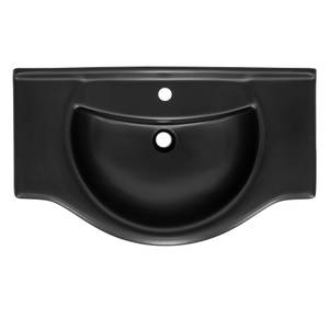 Waschbecken BONOMINI Schwarz - Keramik - Metall - 51 x 23 x 87 cm