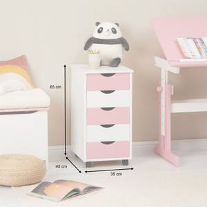 Caisson de bureau LAGOS Rose clair