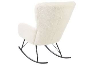 Fauteuil à bascule ANASET Noir - Crème - Blanc