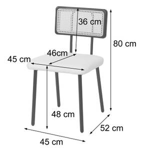 Esszimmerstuhl K88 (2er-Set) Weiß