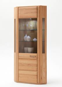 Eckvitrine Sevre 6 Braun - Holzart/Dekor - Holz teilmassiv - 69 x 209 x 38 cm