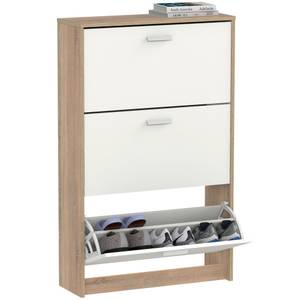 Schuhschrank Nova 3S BRI-22152 Braun - Weiß