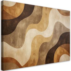 KUNSTDRUCK Earthy Waves 100 x 70 cm