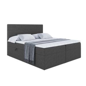 Boxspringbett LUKI Grau - Breite: 140 cm - H4