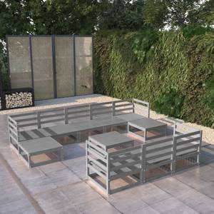 Garten-Lounge-Set (11-teilig) 3009746-1 Grau