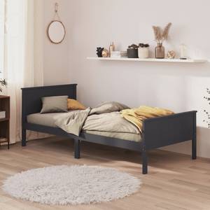 Cadre de lit 3014967 Gris - Largeur : 108 cm