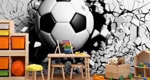 Papier Peint Football Abstraction 3D 360 x 240 x 240 cm