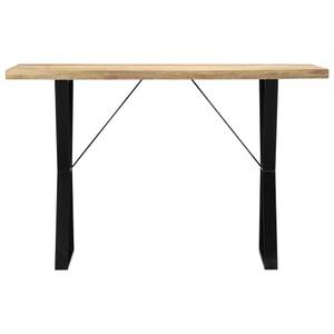 Esstisch 298747 Braun - Metall - Massivholz - Holzart/Dekor - 60 x 76 x 120 cm