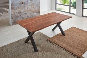 Esstisch LOTTI Beige - Teak Dekor - 180 x 90 cm