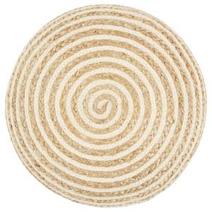 Sitzpuff Braun - Naturfaser - 45 x 30 x 45 cm