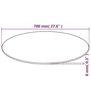 Dessus de table 3013057-1 70 x 70 cm