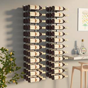 Weinregal 3002525-2 (2er Set) Weiß - Metall - 3 x 116 x 30 cm