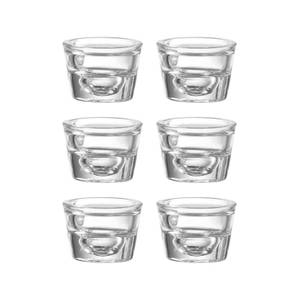 Teelichthalter 4fire 6er Set Glas - 6 x 4 x 6 cm