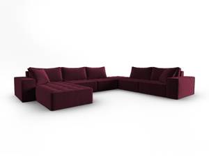 modulares U-Formsofa MIKE 8 Sitzplätze Rubinrot