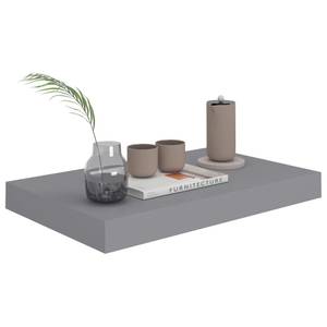 Wandregal (2er Set) 3016416-5 Grau - 23 x 40 cm - Anzahl Teile im Set: 2