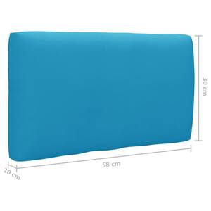 Paletten Ecksofa 3016504-6 Blau - Weiß