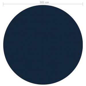 Poolabdeckung 299837-3 Schwarz - Blau - 381 x 381 cm