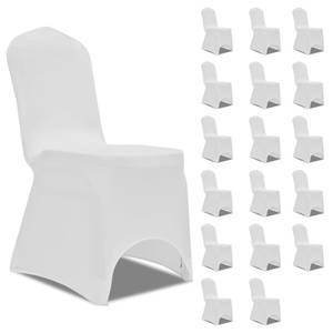 Housse de chaise(lot de 18) 3003531-1 Blanc