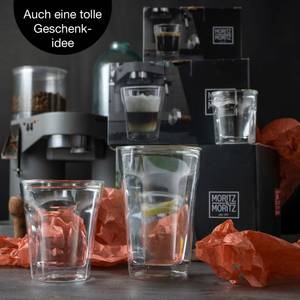 Kelch Kaffegläser 4x280ml doppelwandig Glas - 21 x 13 x 21 cm