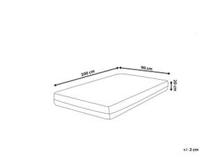 Matratze GLEE Breite: 90 cm - H3