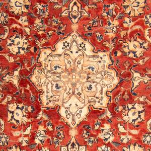 Sarough - 200x139cm Rot - Naturfaser - 139 x 1 x 200 cm