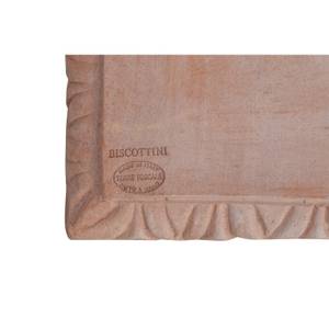 Gartenbank TUSCAN TERRACOTTA Braun - Keramik - Stein - 28 x 42 x 116 cm