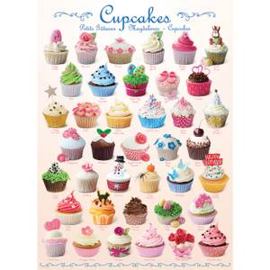 Puzzle Cupcakes 1000 Teile Papier - 26 x 6 x 36 cm