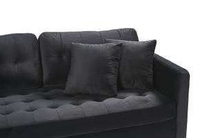 Chaiselongsofa Marino Deluxe Schwarz