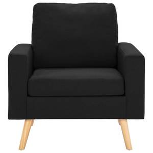 Sofa (2-teilig) 3003194-2 Schwarz - Breite: 130 cm