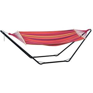 Hamac avec support en métal Beach Tissu mélangé / Acier - Multicolore