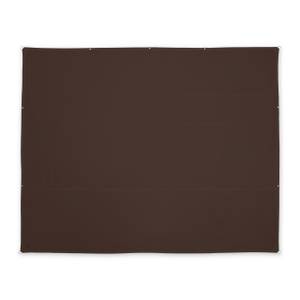 Voile d'ombrage rectangulaire marron 600 x 500 cm