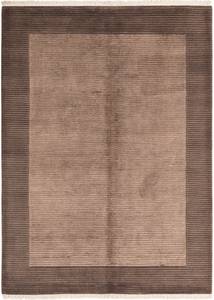 Teppich Darya CXLIX Braun - Textil - 147 x 1 x 201 cm