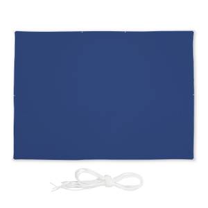 Voile d'ombrage rectangulaire bleu foncé 450 x 350 cm