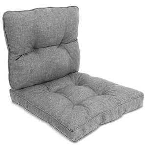 Beauflair Loungekissen Outdoor Sitz Hellgrau - 10 x 60 x 60 cm