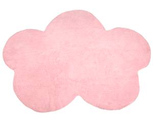 Tapis lavable en coton, CLOUD Rose foncé - Textile - 120 x 160 cm