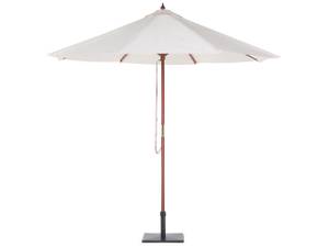 Parasol droit TOSCANA Beige - Crème - Doré - Chêne foncé