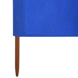 Paravent 3000901-3 Bleu - Textile - 1 x 120 x 800 cm