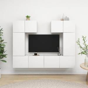 TV-Schrank 6er Set D648 Weiß - Tiefe: 60 cm