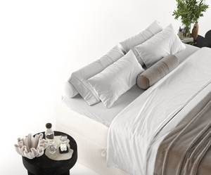 Boxspringbett Yoko Creme - Breite: 140 cm - H2