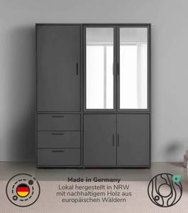 Kleiderschrank Der Grenzenlose II Anthrazit - 1