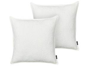 Coussin décoratif SENECIA Blanc crème - Blanc