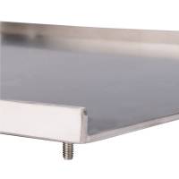 Plancha Platte/Grillwanne Silber - Metall - 49 x 28 x 78 cm