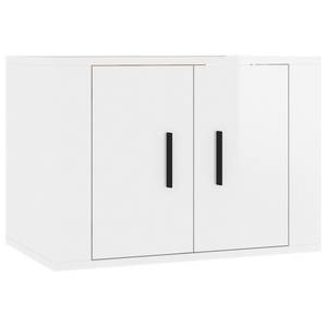 TV-Schrank 3er Set D384 Weiß - Holz teilmassiv - 35 x 40 x 57 cm