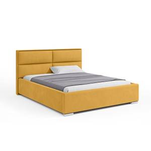 Doppelbett Polsterbett Cali Gold - Breite: 137 cm